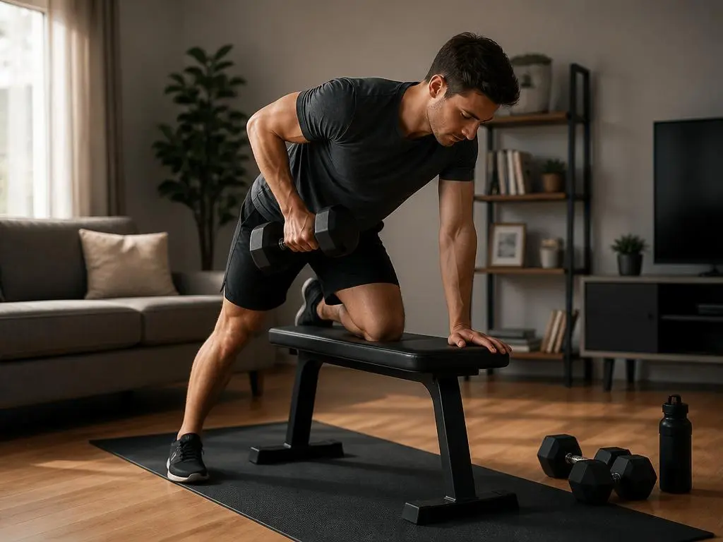 Rutinas efectivas con mancuernas para fortalecer tu cuerpo en casa