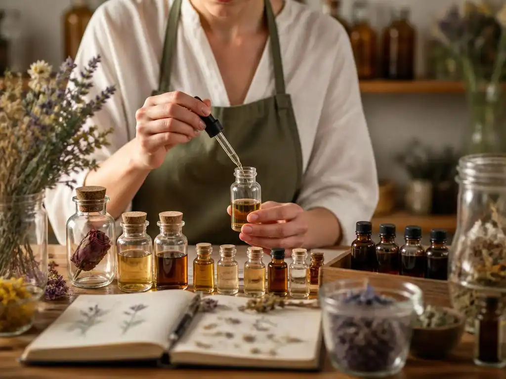 Aprende a crear perfumes con aceites esenciales de forma profesional
