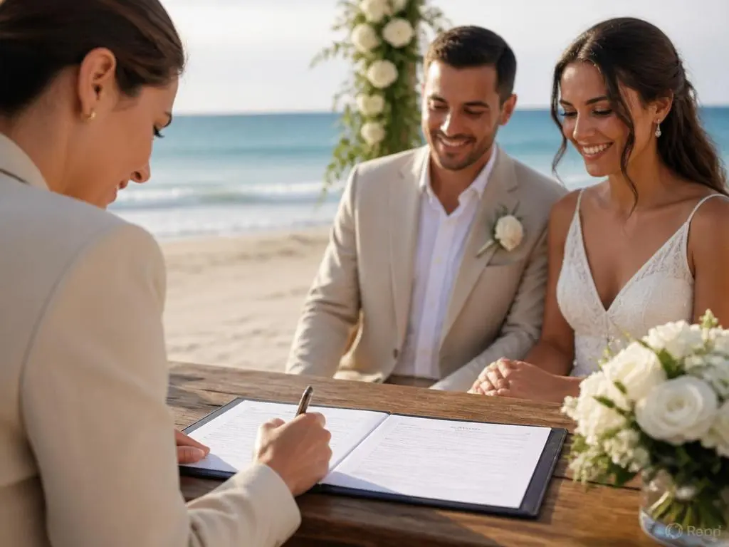 Claves legales para planificar una boda civil en la playa