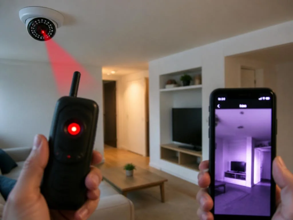 Cómo identificar si existen dispositivos de videovigilancia activos