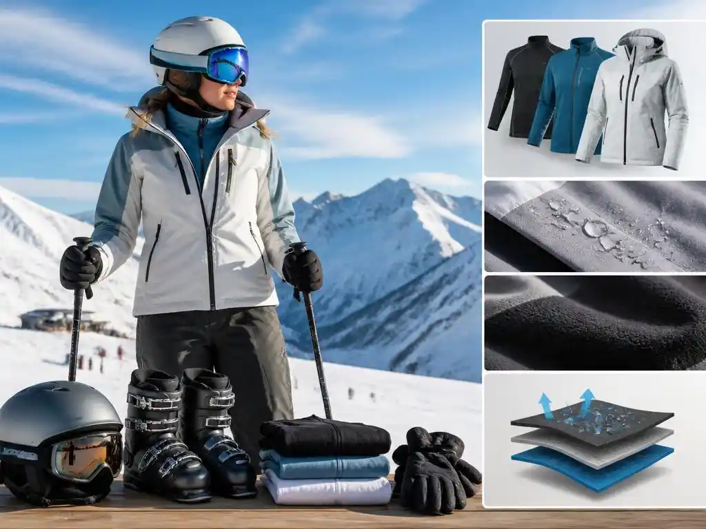 Consejos para elegir tu ropa de esquiar con estilo y seguridad