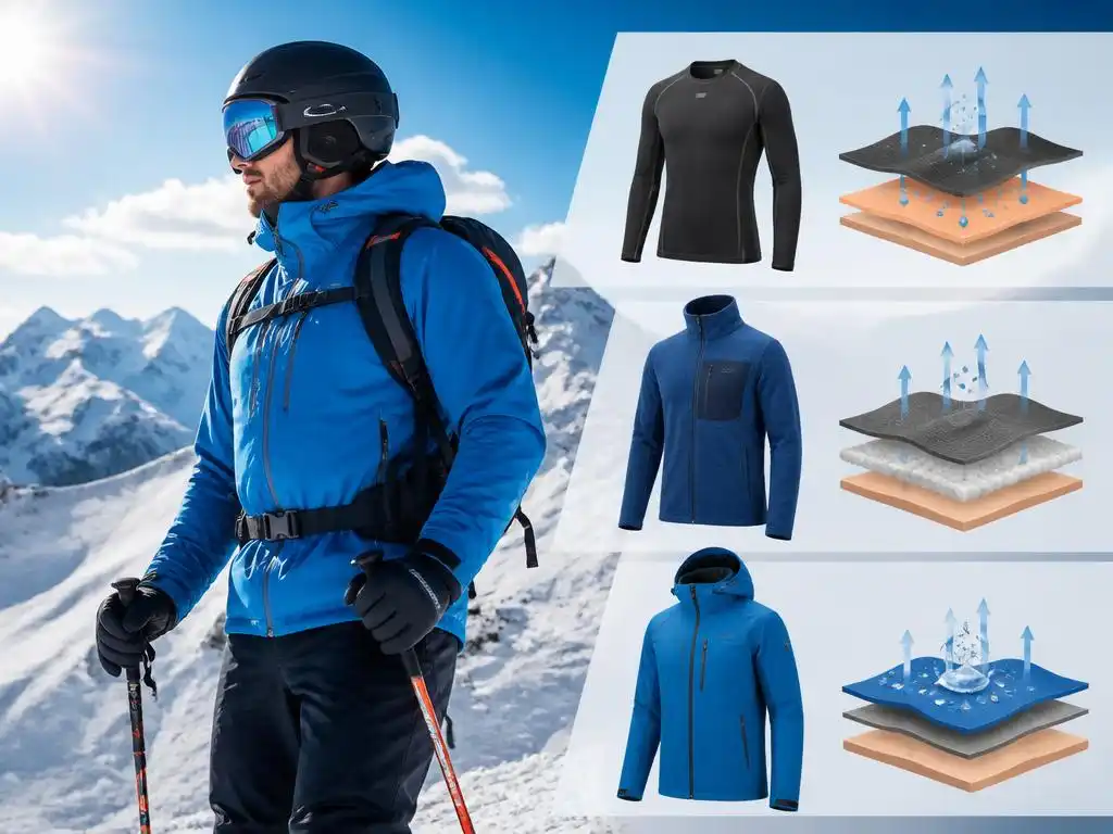 Guía para equiparse con la mejor ropa de esquiar técnica