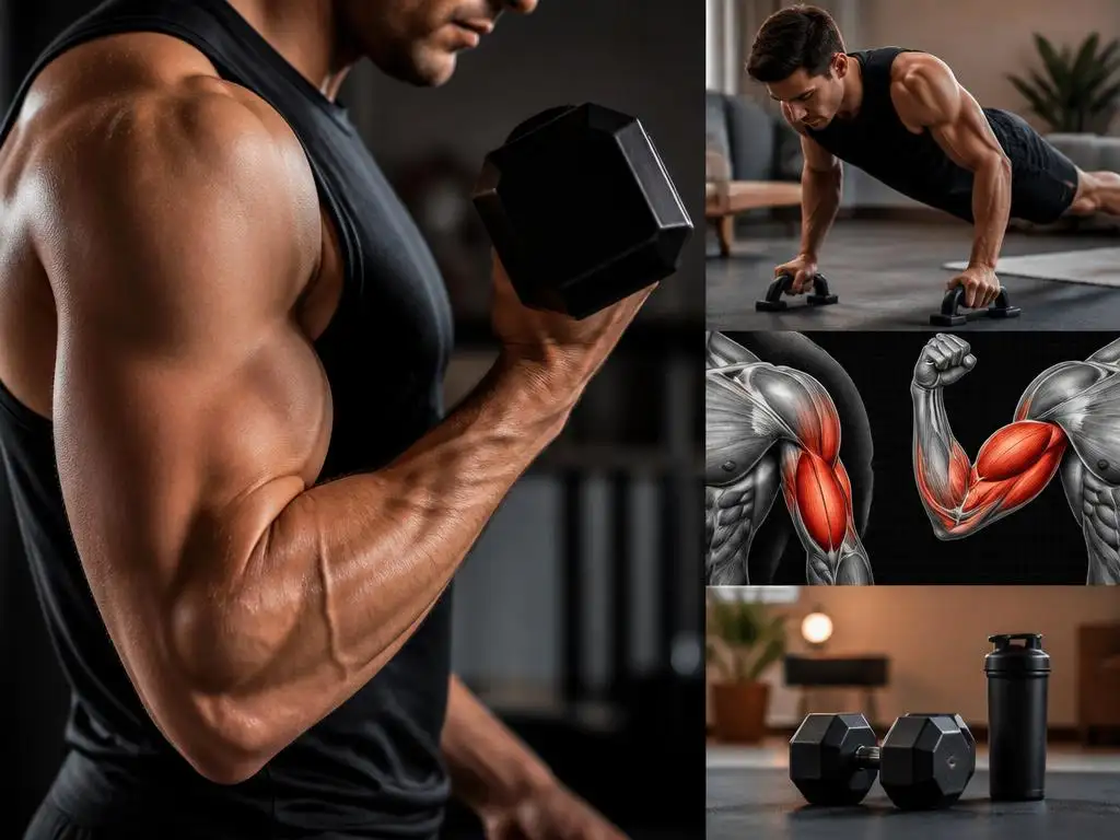 Rutinas efectivas para el desarrollo muscular de tus brazos