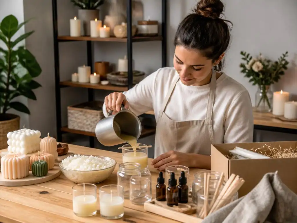 Cómo iniciar un negocio creativo con velas caseras rentables