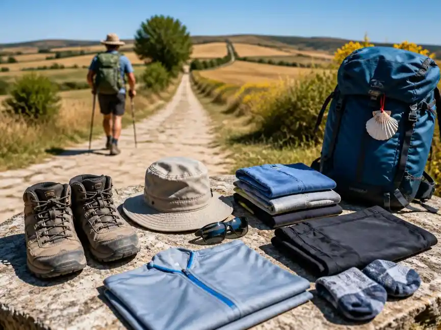 Consejos sobre la mejor ropa para hacer el camino de Santiago en verano